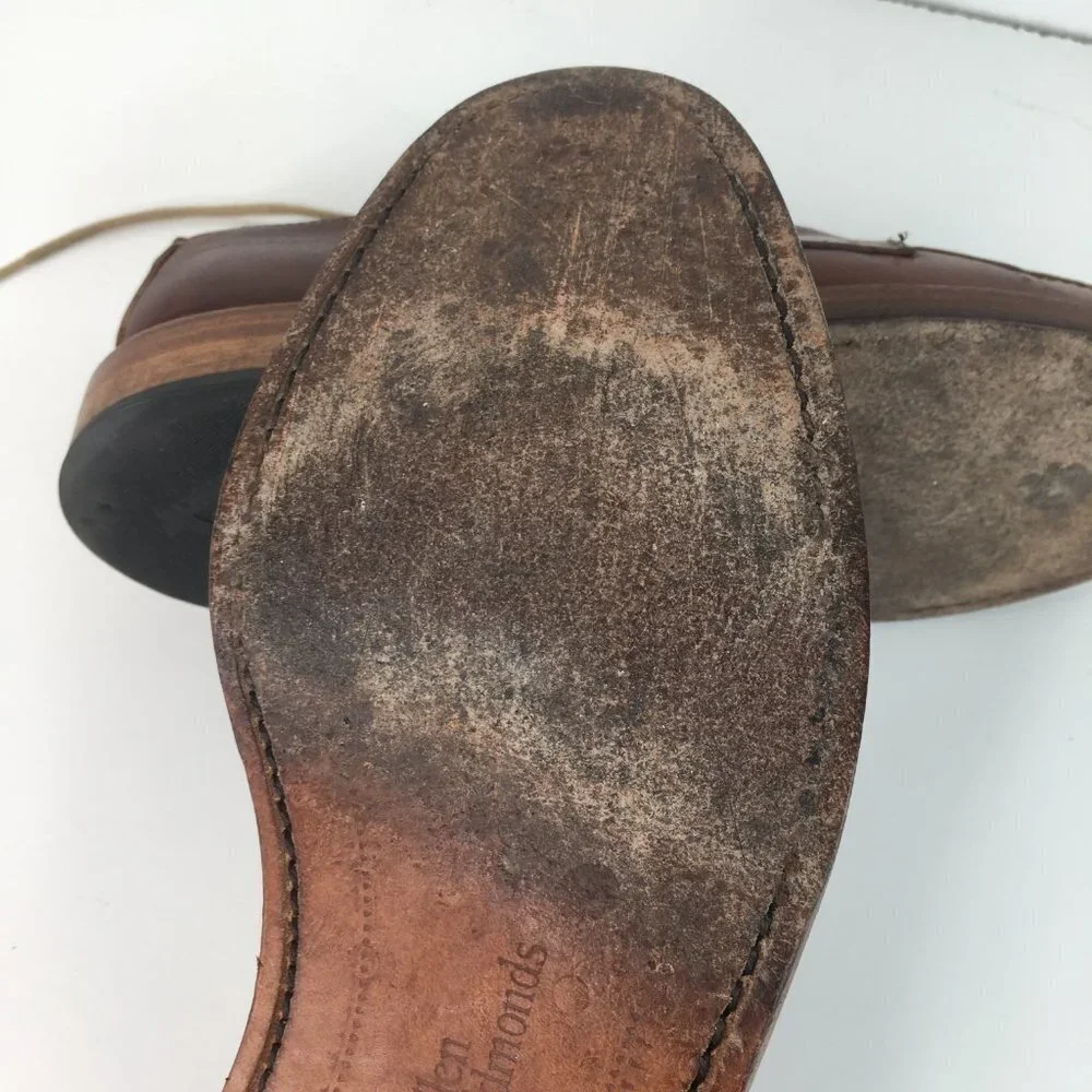 Allen Edmonds Hillcrest Bicycle Toe Leather Oxford Size 7